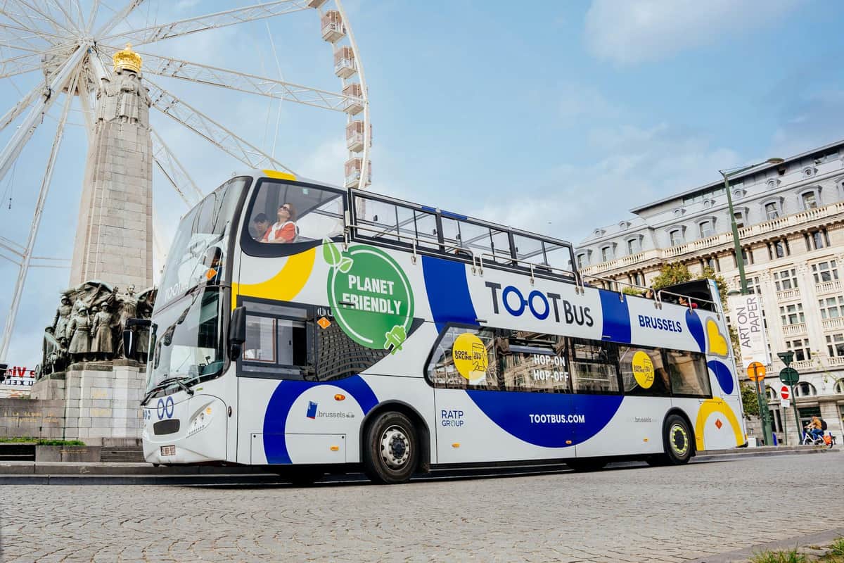 Tootbus Brussels: Hop-on Hop-off Electric Bus Tour + Belgian Beer World Tootbus Brussels