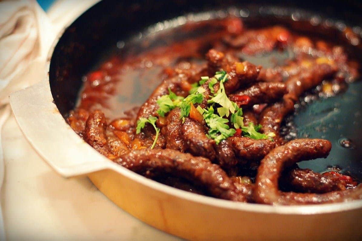 Tahiri Square Cairo: Guided Food Tour (Cairo) Egyptian style sausages cooked to perfection with many spices and herbs