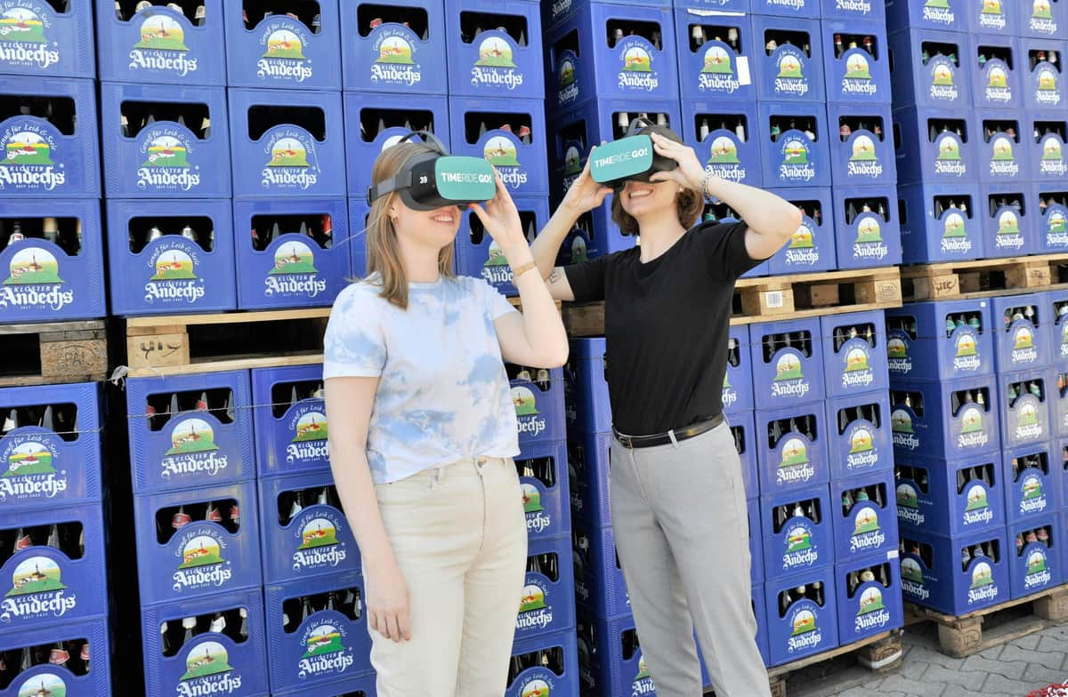 Andechs Monastery: Brewery Guided Tour + VR Experience VR experience flight over Andechs