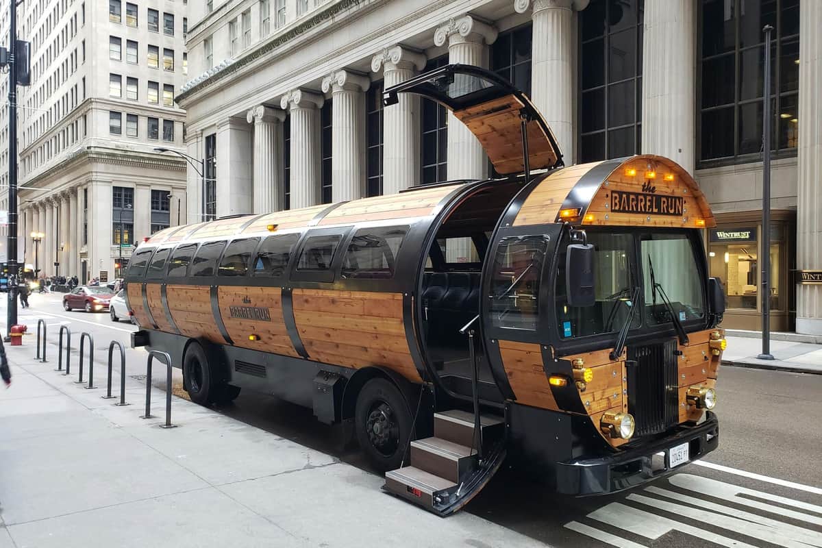 Barrel Bus Exterior