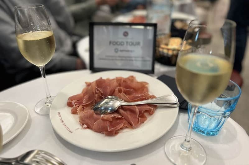 Luxembourg: Guided Food Tour and Tasting (Luxembourg) Food tasting at the Brasserie Guillaume located at Guillaume Square.