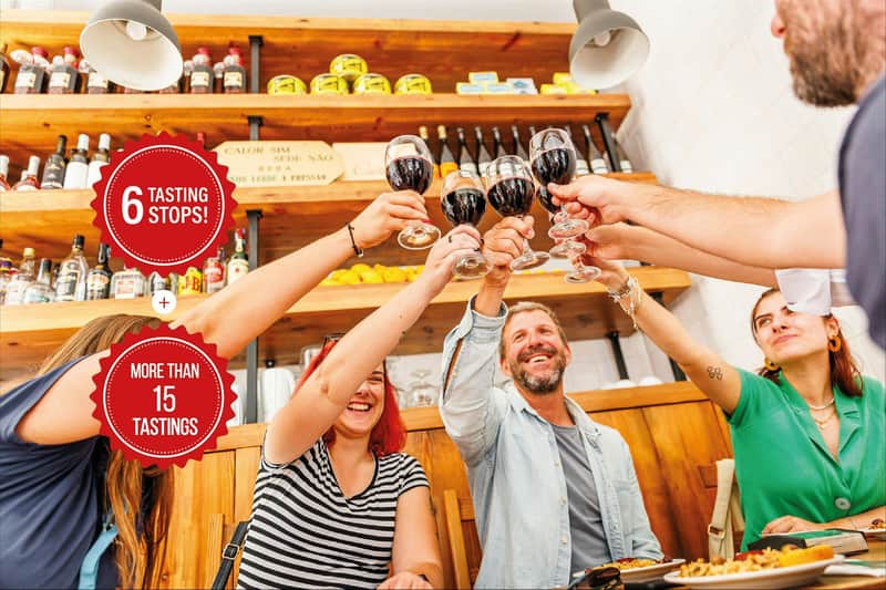 Lisbon: Small-Group Portuguese Food & Wine Tour Group tasting