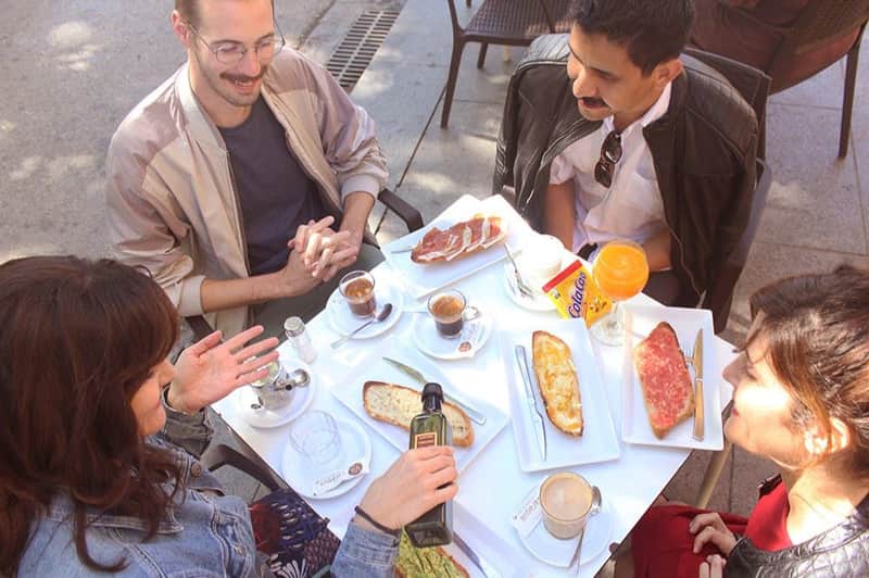 Granada: Guided Food Tour Varied breakfast options on this tour